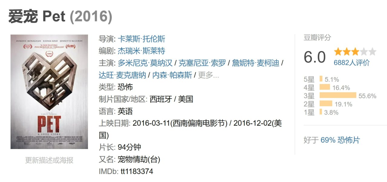 爱宠 Pet (2016) - 迅雷云盘 资源封面图