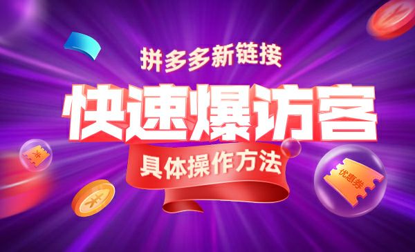 拼多多新链接如何14天快速爆访客：具体操作方法 - 百度网盘 资源封面图