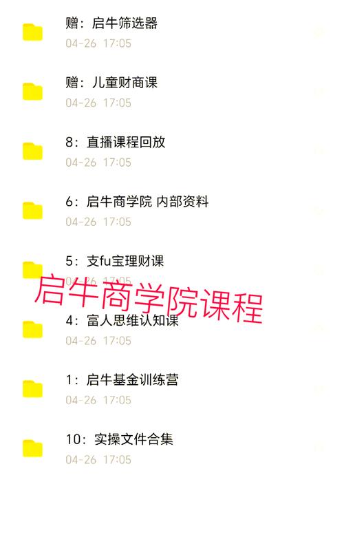启牛学堂《理财实操训练课程》 - 百度网盘 资源封面图