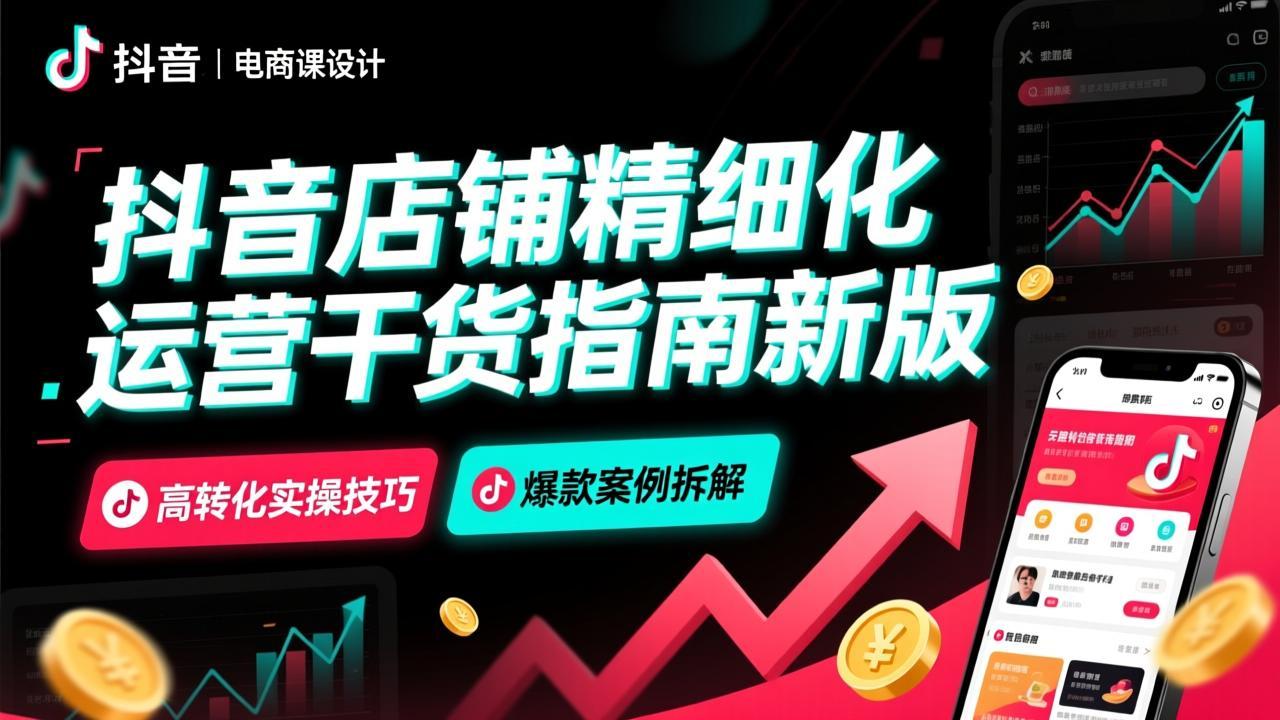 抖音店铺精细化运营干货指南新版 - 夸克网盘 资源封面图