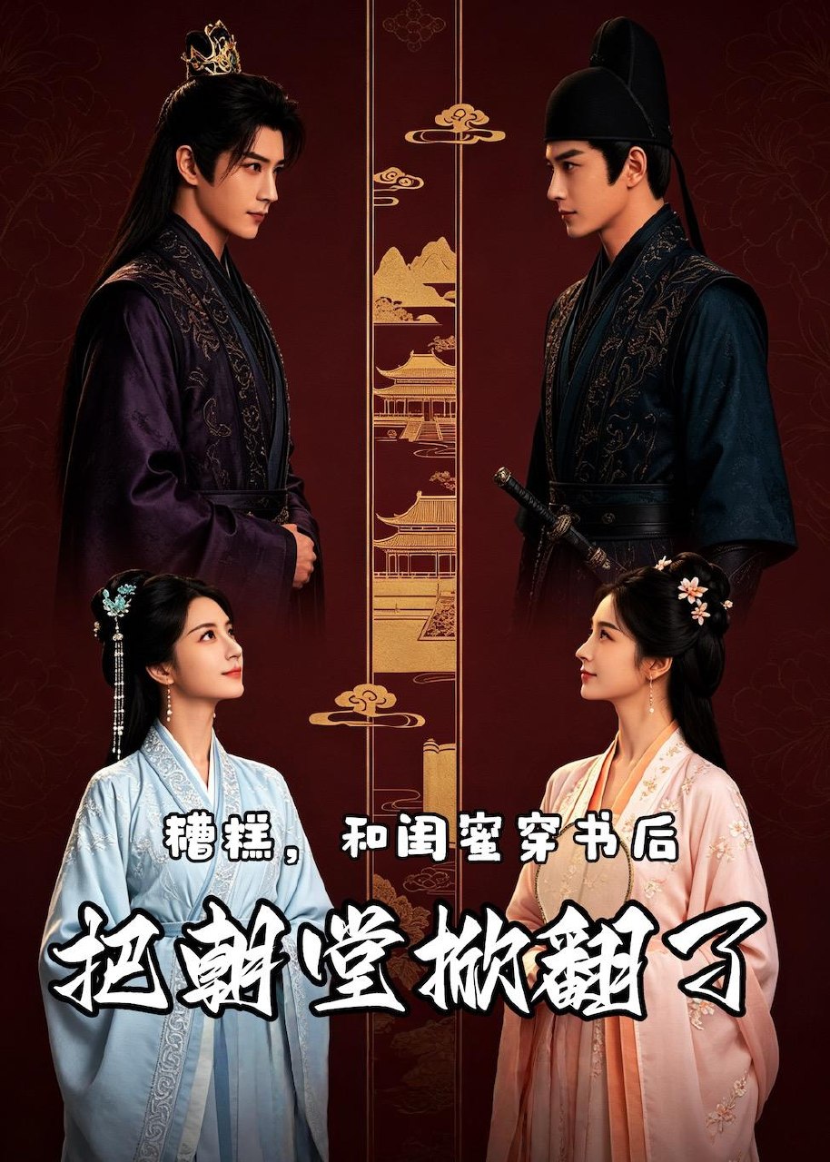 058328-糟｜糕｜，｜和｜闺｜蜜｜穿｜书｜后｜把｜朝｜堂｜掀｜翻｜了｜ (18集) AI短剧 - 夸克网盘 资源封面图