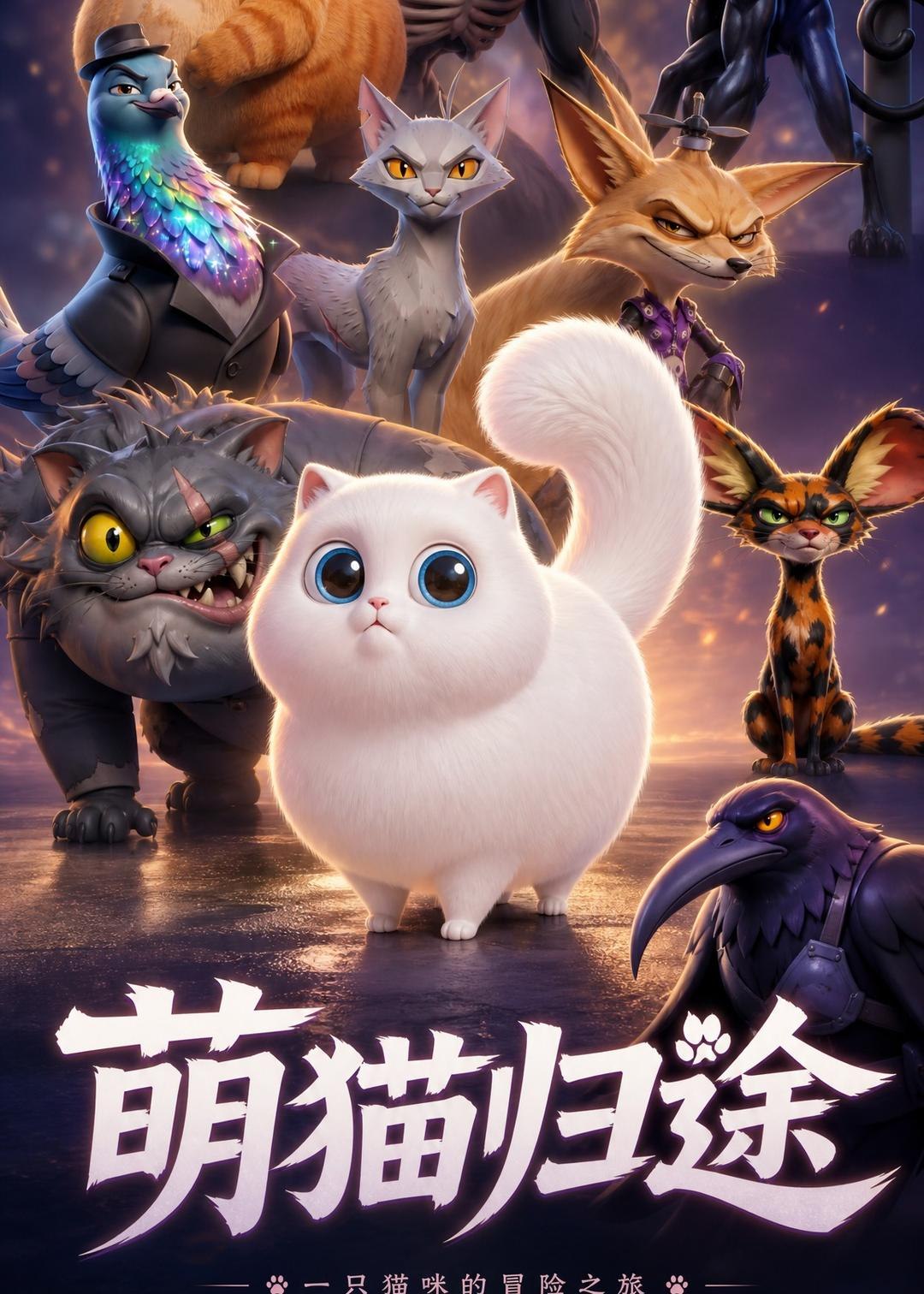058631-萌｜猫｜归｜途｜ (51集) 动漫 - 夸克网盘 资源封面图