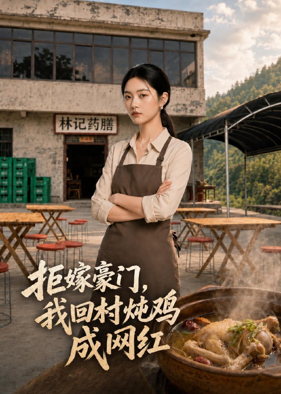 059921-拒｜嫁｜豪｜门｜，｜我｜回｜村｜炖｜鸡｜成｜网｜红｜ (70集) AI短剧 - 夸克网盘 资源封面图