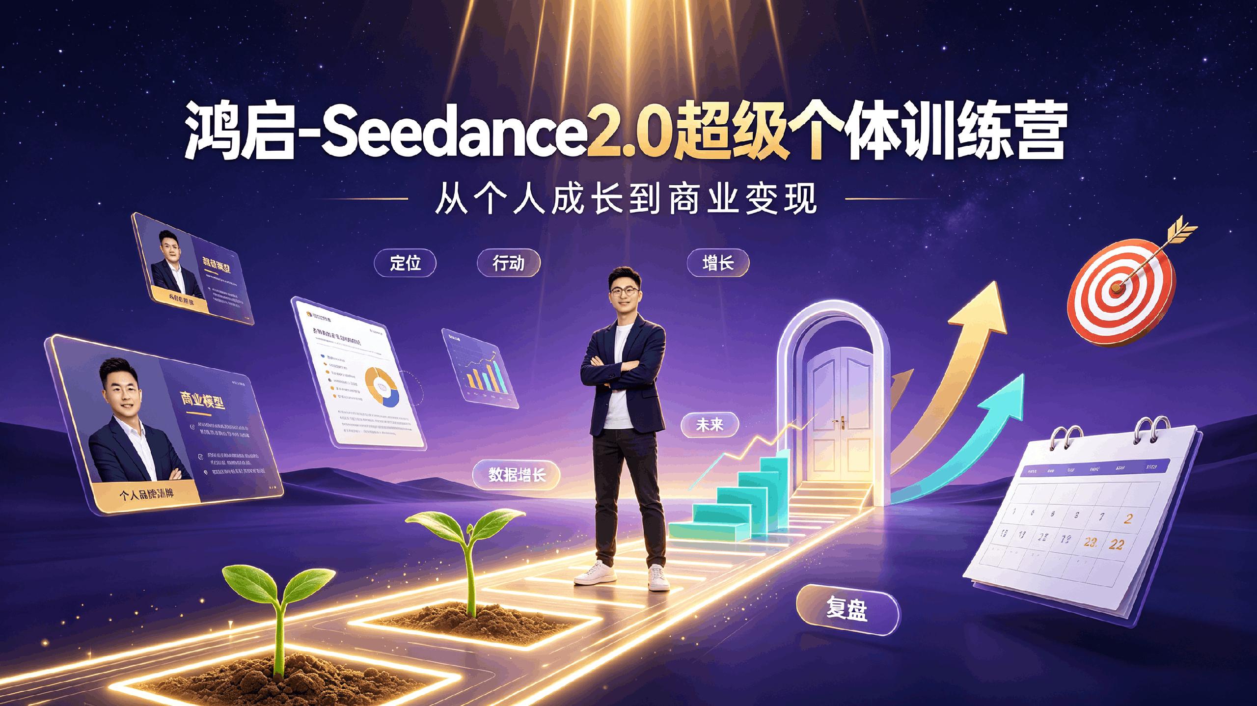 鸿启-Seedance2.0超级个体训练营 - 夸克网盘 资源封面图
